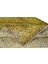 153 x 281 cm Decorative Sarı El Dokuması Halı, Yeniden Boyanmış Eski Halı 3