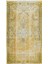 161 x 273 cm Modern Ev Dekoru El Dokuması Sarı Türk Halısı, Yünlü Oturma Odası Halısı 1