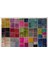 270 x 340 cm Çok Renkli Patchwork Halı, El Dokuma Halı, El Dokuma Peçvörk, Geometric Halı 2