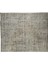 168 x 270 cm Çağdaş Gri Otantik Yünlü Halı, El Dokuması Yeniden Boyanmış Eski Türk Halısı 4