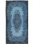 111 x 211 cm Mavi Salon Halısı, El Dokuması Yünlü Türk Halısı, Pamuklu Alan Halısı 1