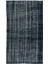 157 x 272 cm El Dokuması Yeniden Boyanmış Eski Türk Halısı, Modern Mavi El Yapımı Yünlü Halı 2