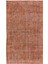 150 x 260 cm El Yapımı Turuncu Halı, El Dokuması Eski Halı, Yenilenmiş Türk Halısı 1