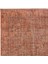 150 x 260 cm El Yapımı Turuncu Halı, El Dokuması Eski Halı, Yenilenmiş Türk Halısı 4