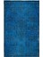 183 x 298 cm Modern El Yapımı Halı, Mavi Çocuk Odası Halı, Mavi Ev Dekoru 1