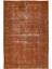 175 x 265 cm El Yapımı Turuncu Halı, El Dokuması Eski Halı, Modern Türk Halısı 1