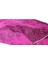 175 x 264 cm El Dokuması Yeniden Boyanmış Eski Türk Halısı, Çağdaş Pembe El Yapımı Yünlü Halı 3
