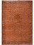 212 x 313 cm Turuncu Tonlarda El Dokuması Halı, Modern El Düğümlü Halı, Eski Türk Halısı 1