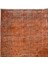 212 x 313 cm Turuncu Tonlarda El Dokuması Halı, Modern El Düğümlü Halı, Eski Türk Halısı 4