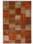 200 x 300 cm Turuncu Renkli Patchwork Halı, El Dokuma Anadolu Halısı, Turuncu Peçvörk 1