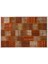 200 x 300 cm Turuncu Renkli Patchwork Halı, El Dokuma Anadolu Halısı, Turuncu Peçvörk 5