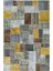 200 x 300 cm Çok Renkli El Dokuması Patchwork Halı Geometrik Patchwork, Modern Alan Halısı 1