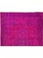 193 x 300 cm El Dokuması Yeniden Boyanmış Eski Türk Halısı, Modern Pembe El Yapımı Yünlü Halı 4