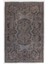 (164 x 259 cm ) Gri Renkli El Dokuması Anadolu Halısı, Madalyon Desenli ve Çiçek Desenli Halı 1