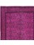 119 x 212 cm , Yeniden Boyanmış Pembe El Dokuma Halı, El Yapımı Eski Halı 4