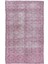 162 x 257 cm , Yenilenmiş Pembe El Yapımı Halı, Modern Yün ve Pamuktan Yapılmış Eski Halı 1