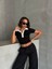 Bürümcük Kumaş Polo Yaka Düğmeli Kısa Crop Bluz 1