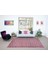 200 x 300 cm , Pembe El Yapımı Halı, Yenilenmiş Eski Halı, Yeniden Boyanmış Modern Halı 2
