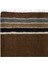 130 x 192 cm Yumuşak Tiftik Kilim Halı, Doğu Anadolu'dan Eski Kahverengi Yatak Örtüsü 4