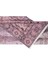 105 x 200 cm , Yeniden Boyanmış Pembe El Dokuma Halı, El Yapımı Eski Halı 3