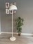 Beyaz Lambader Modern Dekoratif Metal Oturma Odası Çalışma Odası Zemin Lambası 170 cm Kablo 4