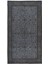 119 x 213 cm Koyu Gri Tonlarda Yenilenmiş El Dokuması Halı, Modern Alan Halısı 1