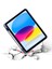 Samsung Galaxy X610 Tab S9 Fe Plus 12.4 Kılıf Kalemlikli Mars Tablet Kılıfı - Siyah Gnzrz 5