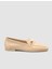 %100 Hakiki Deri Vizon Kadın Loafer 1