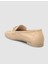 %100 Hakiki Deri Vizon Kadın Loafer 5