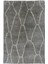 122 x 183 cm Gri Modern Fas Tülü Halısı, Doğal Boyanmamış Yün, Berber Halı 1