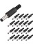 20 Adet Siyah 2.5mm x 5.5mm Dc Güç Erkek Fiş Jak Adaptörü (Yurt Dışından) 3