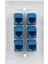 Cat 6 Ethernet Duvar Plakası 6 Port, Ethernet Duvar Plakası Dişi-Dişi Çıkarılabilir Cat7/6/6e/5/5e ile Uyumlu (Yurt Dışından) 5