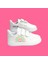 Renkli Gökkuşağı Baskılı Beyaz Bantlı Çocuk Spor Ayakkabı Sneaker 1