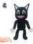 Siren Kafa Karikatür Siyah Kedi Peluş Dolması Bebek Ev Dekorasyon Çocuk Hediye (Yurt Dışından) 5