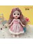 Yeni 17 cm Mini Kız Bebek Bebek 13 Hareketli 3D Büyük Gözler Kızlar Için Dıy Cologo (Yurt Dışından) 4
