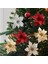 Noel Dekorasyonu Poinsettia Yapay Bitkiler Ev Partisi Dekorasyonu (Yurt Dışından) 5