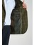 Girado Erkek Haki Ekose Slim Fit Mono Yaka Spor Blazer Ceket 4