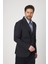 Classo Erkek Koyu Lacivert Slim Fit Sivri Yaka Kendinden Desenli Blazer Ceket 2