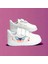 Renkli Büyük Kelebek Baskılı Beyaz Çocuk Spor Ayakkabı Sneaker 1