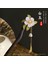 Yeni Çin Antik Tarzı Çiçek Saç Tokası Modern Gelişmiş Saç Tokası Duygusu Kadın Baş Plakası Saç Saç Tokası Hanfu Adım Ahşap Saç Tokası Şapkalar (Yurt Dışından) 1