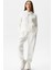 Sportswear Phoenix Fleece High Rise Oversized Şardonlu Büyük Beden Yüksek Bel Kadın Eşofman Altı Açık Krem 4