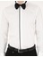 Erkek Beyaz Slim Fit Smokin Gömlek 50236026-VR013 6