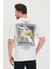 Bisiklet Yaka Cool Tarz Nice Baskılı Oversize Salaş Unisex T-Shirt 4
