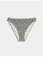 Desenli Yüksek Bel Bikini Altı 4