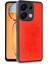 Xiaomi Redmi Note 13 4g Kılıf Aras Deri Kapak - Kırmızı Gnzrz 1
