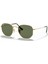 RB 3548N 001 51 Unisex Gold Metal Geometrik Güneş Gözlüğü 1