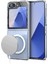 Samsung Galaxy Z Flip 6 Kılıf Magneticsafe Şeffaf Silikon - Şeffaf Gnzrz 1