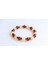 Sertifikalı Doğal Taş Gs Taraftar Bilekliği ( Akik, Kalsit, Hematit ) 8mm 3