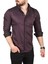 Slim Fit Pamuklu Kot Gömlek Kolay Ütülenebilir Çıt Çıtlı Likralı Spor Gömlek 2502504 5