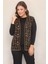 Kadın Etnik Model Triko Örgü Kilim Yelek 1070 1